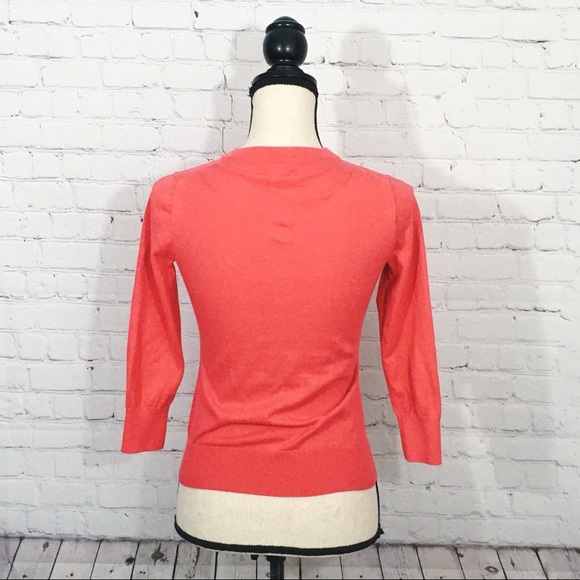 J.Crew Clare Cardigan Coral Cardigan Size S - Picture 3 of 4